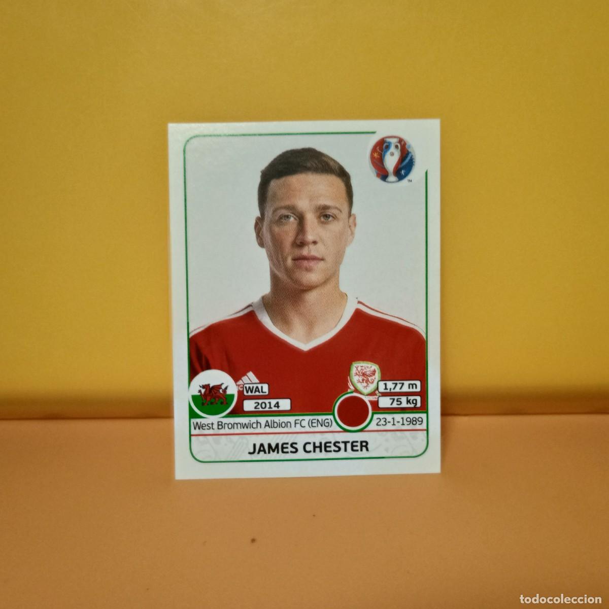 Cromos de f&uacute;tbol: PANINI EURO 2016 FRANCE; EUROCOPA FRANCIA: GALES CHESTER 183