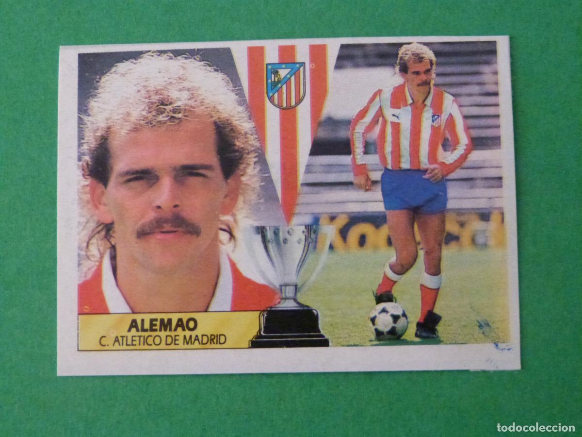 Cromos de f&uacute;tbol: CROMO FUTBOL ALEMAO ATLETICO DE MADRID RECORTADO LIGA ESTE 1987-1988/87-88
