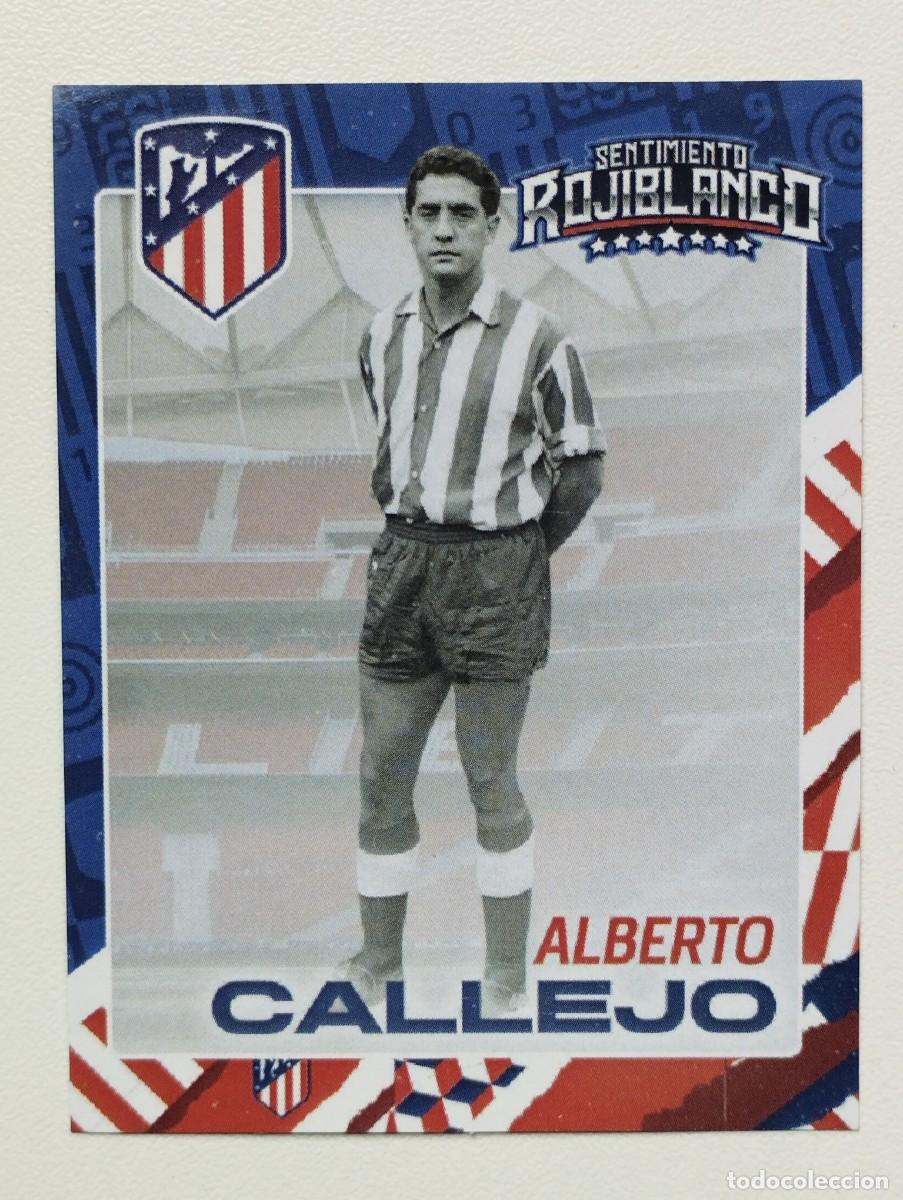 Figurine di Calcio: CROMO ATLETICO DE MADRID - SENTIMIENTO ROJIBLANCO - DEFENSAS - ALBERTO CALLEJO