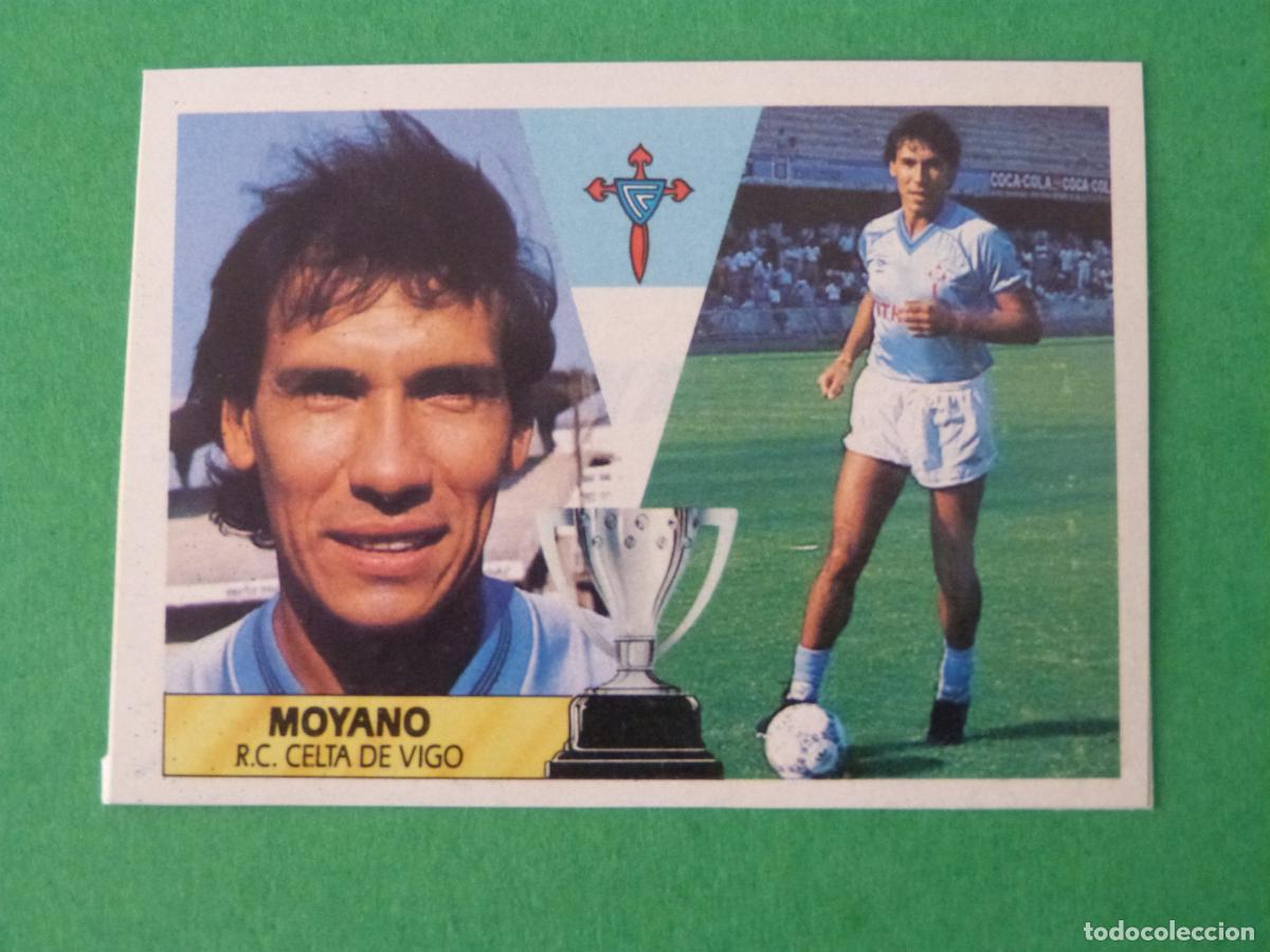 Cromos de Futebol: CROMO FUTBOL MOYANO CELTA DE VIGO RECORTADO LIGA ESTE 1987-1988/87-88