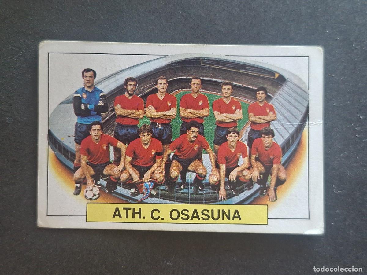 Cromos de Futebol: L5 EQUIPO ALINEACION C. A. OSASUNA LIGA ESTE 1983 1984 83 84 DESPEGADO RECUPERADO
