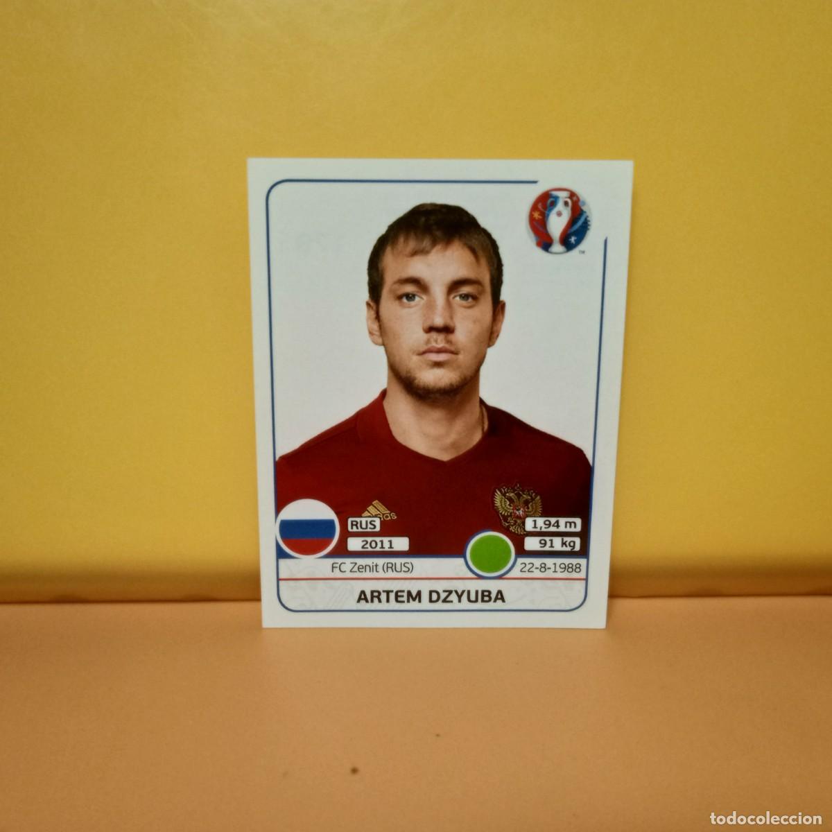 Cromos de Futebol: PANINI EURO 2016 FRANCE; EUROCOPA FRANCIA: RUSIA ARTEM DZYUBA 179
