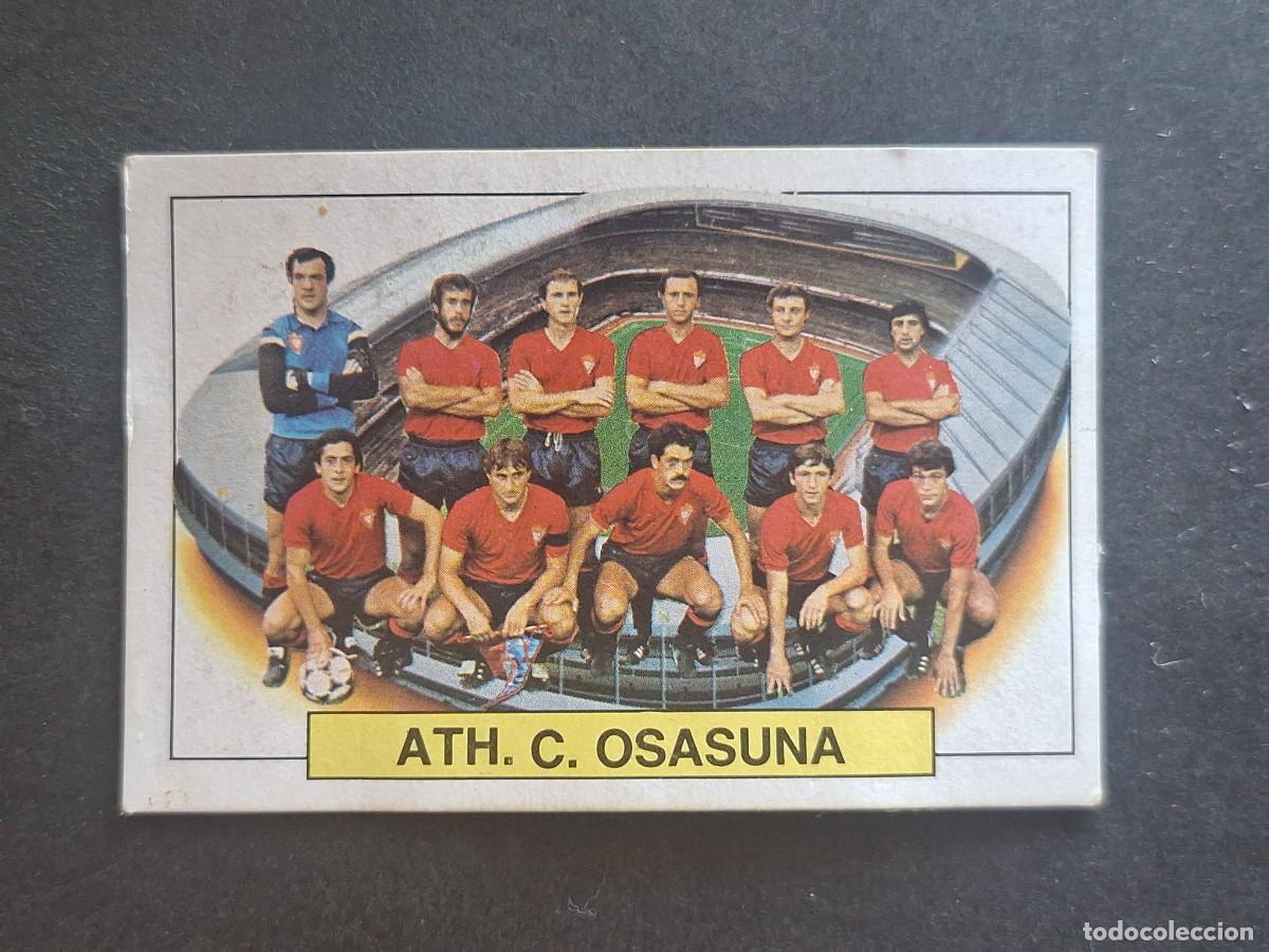 Cromos de Futebol: L5 EQUIPO ALINEACION C. A. OSASUNA LIGA ESTE 1983 1984 83 84 DESPEGADO RECUPERADO