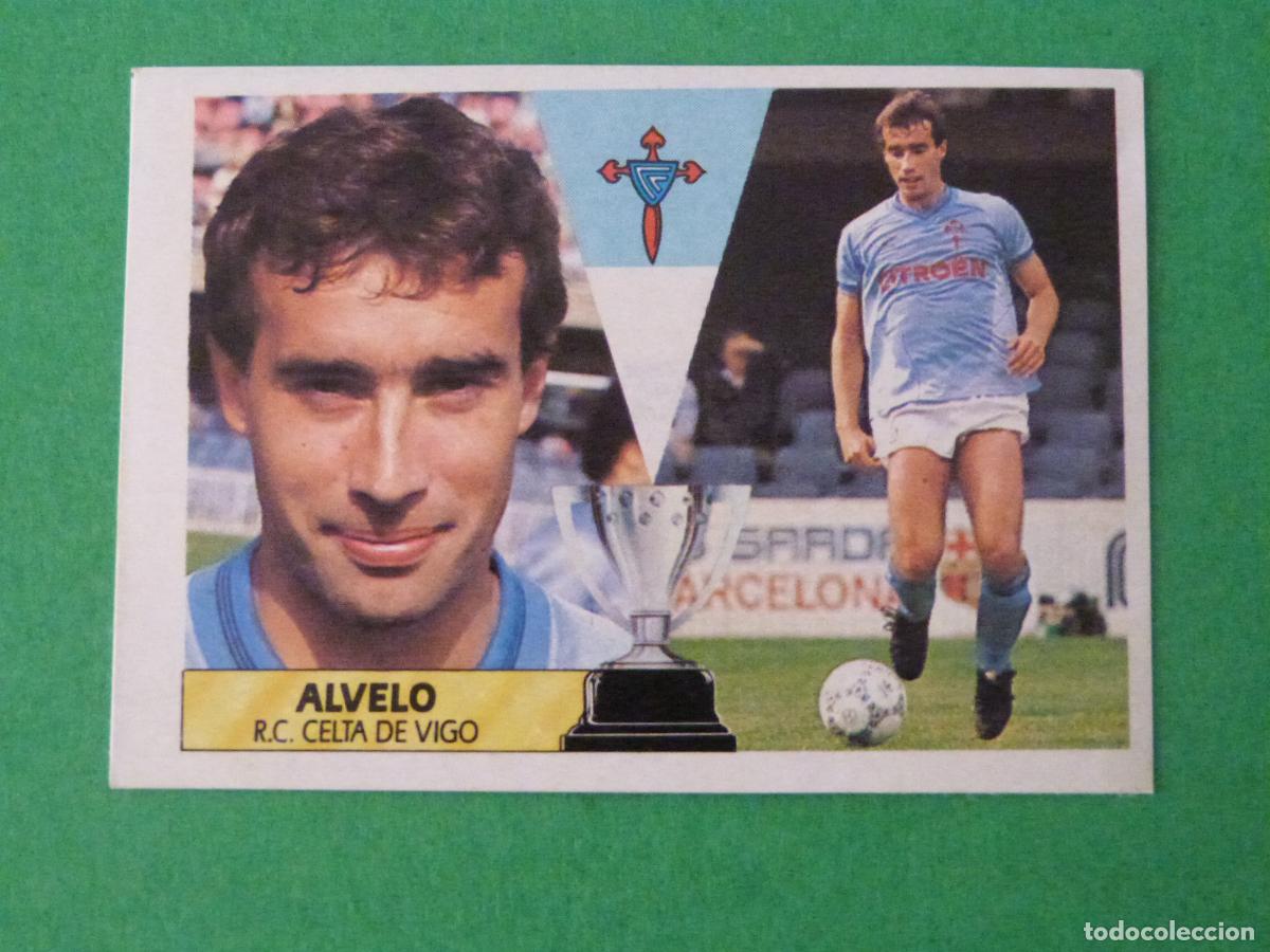 Cromos de Futebol: CROMO FUTBOL ALVELO CELTA DE VIGO RECORTADO LIGA ESTE 1987-1988/87-88