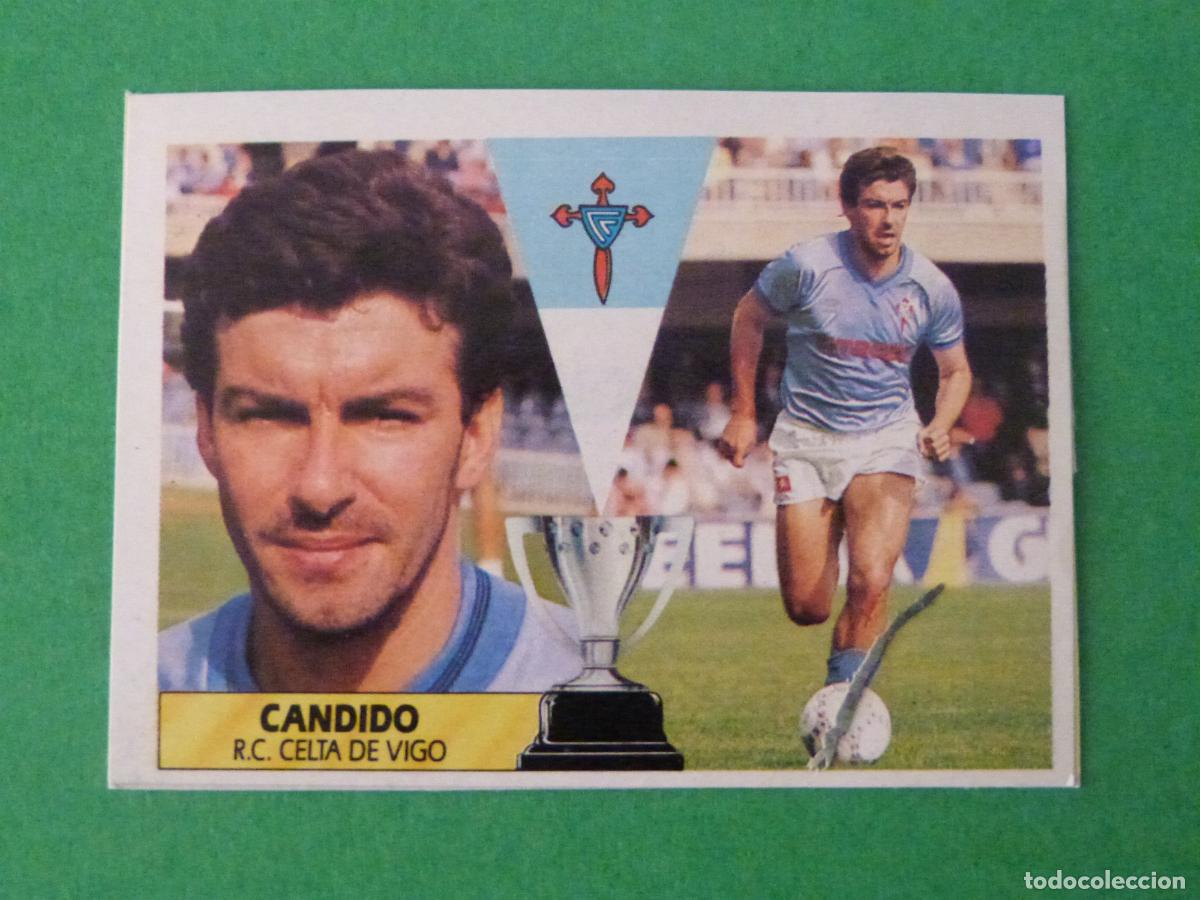 Cartes &agrave; collectionner de Football: CROMO FUTBOL CANDIDO CELTA DE VIGO RECORTADO LIGA ESTE 1987-1988/87-88