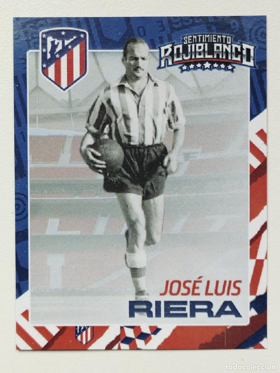 Cromos de f&uacute;tbol: CROMO ATLETICO DE MADRID - SENTIMIENTO ROJIBLANCO - DEFENSAS - JOSE LUIS RIERA