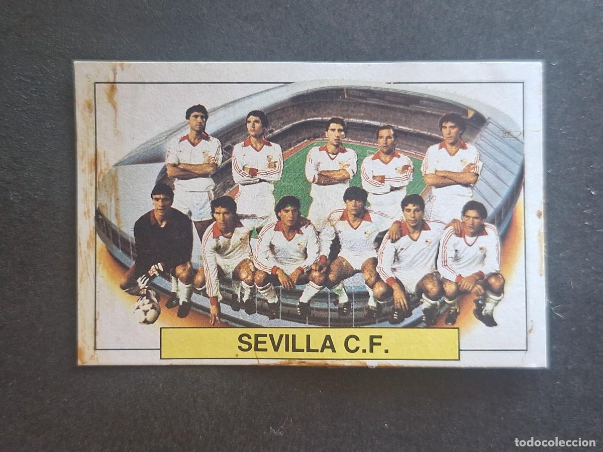 Cartes &agrave; collectionner de Football: L5 EQUIPO ALINEACION SEVILLA C. F. LIGA ESTE 1983 1984 83 84 DESPEGADO RECUPERADO