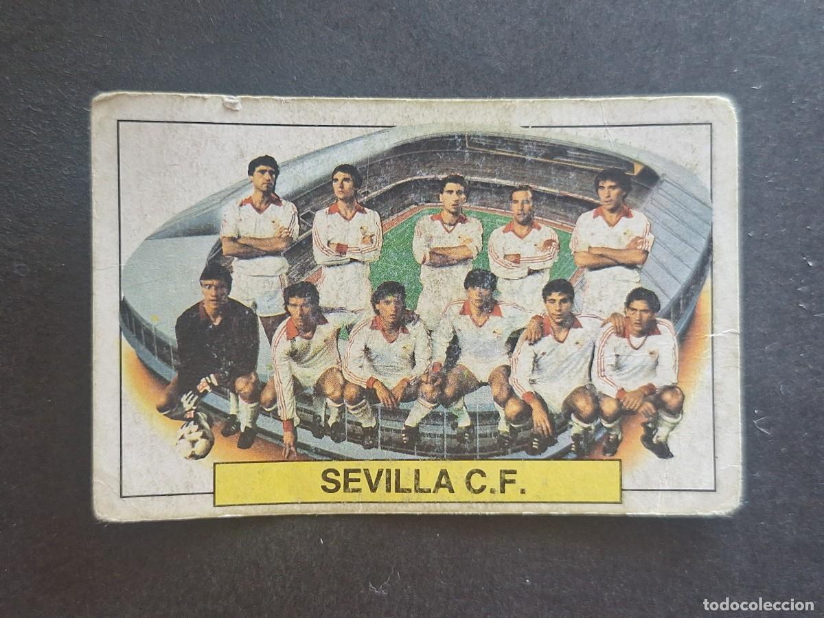 Cartes &agrave; collectionner de Football: L5 EQUIPO ALINEACION SEVILLA C. F. LIGA ESTE 1983 1984 83 84 DESPEGADO RECUPERADO
