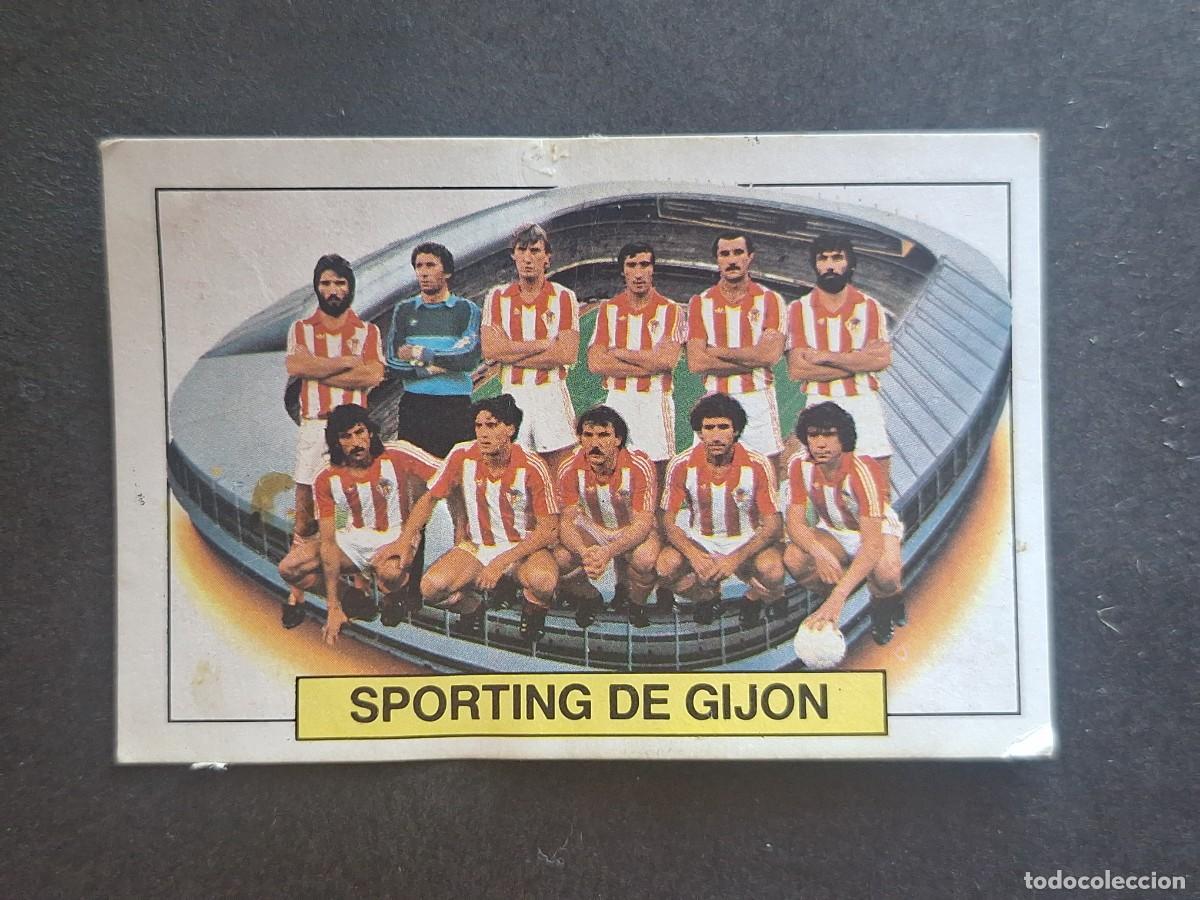 Cromos de f&uacute;tbol: L5 EQUIPO ALINEACION SPORTING DE GIJON LIGA ESTE 1983 1984 83 84 DESPEGADO RECUPERADO