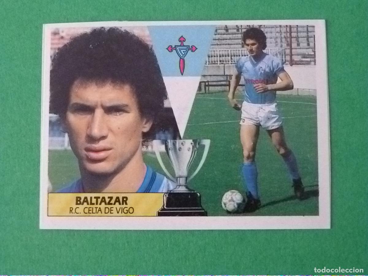 Cromos de f&uacute;tbol: CROMO FUTBOL BALTAZAR CELTA DE VIGO RECORTADO LIGA ESTE 1987-1988/87-88