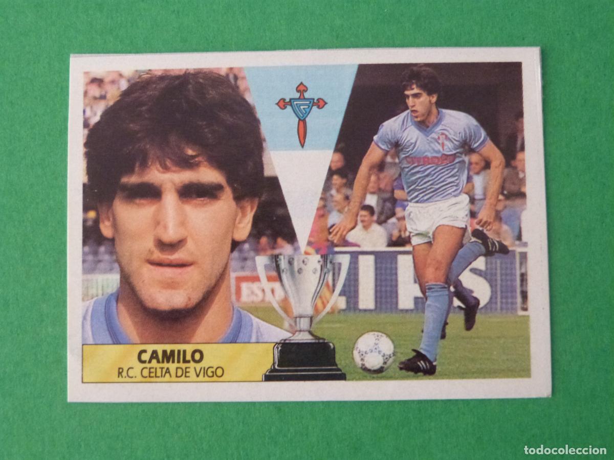 Cromos de f&uacute;tbol: CROMO FUTBOL CAMILO CELTA DE VIGO RECORTADO LIGA ESTE 1987-1988/87-88