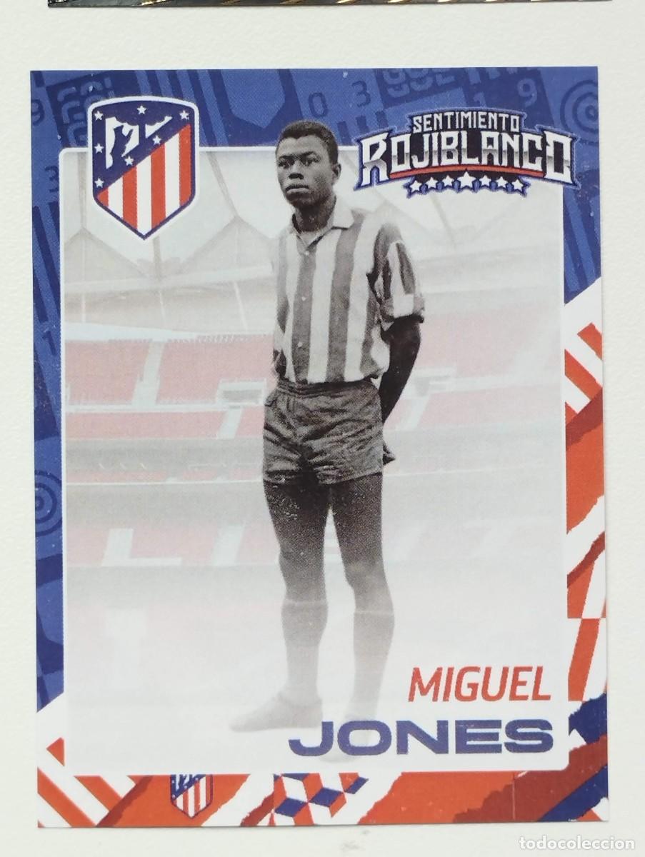 Cromos de f&uacute;tbol: CROMO ATLETICO DE MADRID - SENTIMIENTO ROJIBLANCO - DELANTEROS - MIGUEL JONES