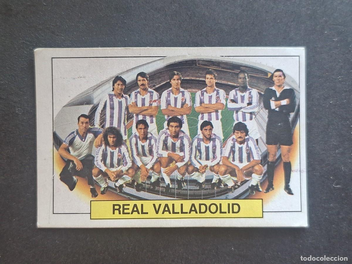 Cromos de f&uacute;tbol: L5 EQUIPO ALINEACION REAL VALLADOLID LIGA ESTE 1983 1984 83 84 DESPEGADO RECUPERADO
