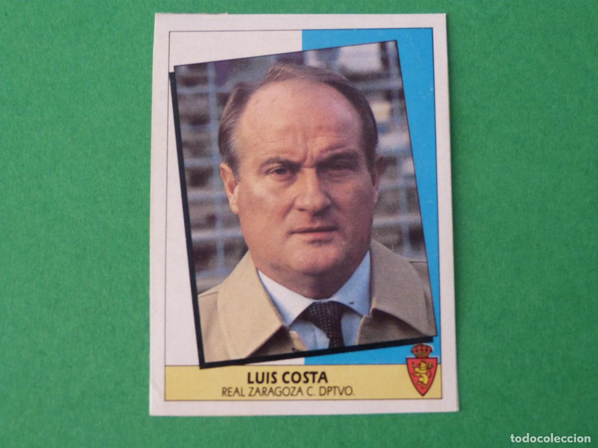 Cromos de f&uacute;tbol: CROMO FUTBOL LUIS COSTA REAL ZARAGOZA RECORTADO LIGA ESTE 1987-1988/87-88