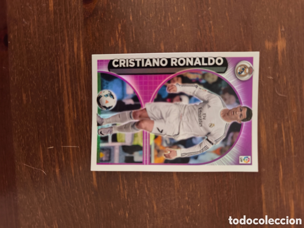 Cromos de f&uacute;tbol: Cristiano Ronaldo lia este 14/15