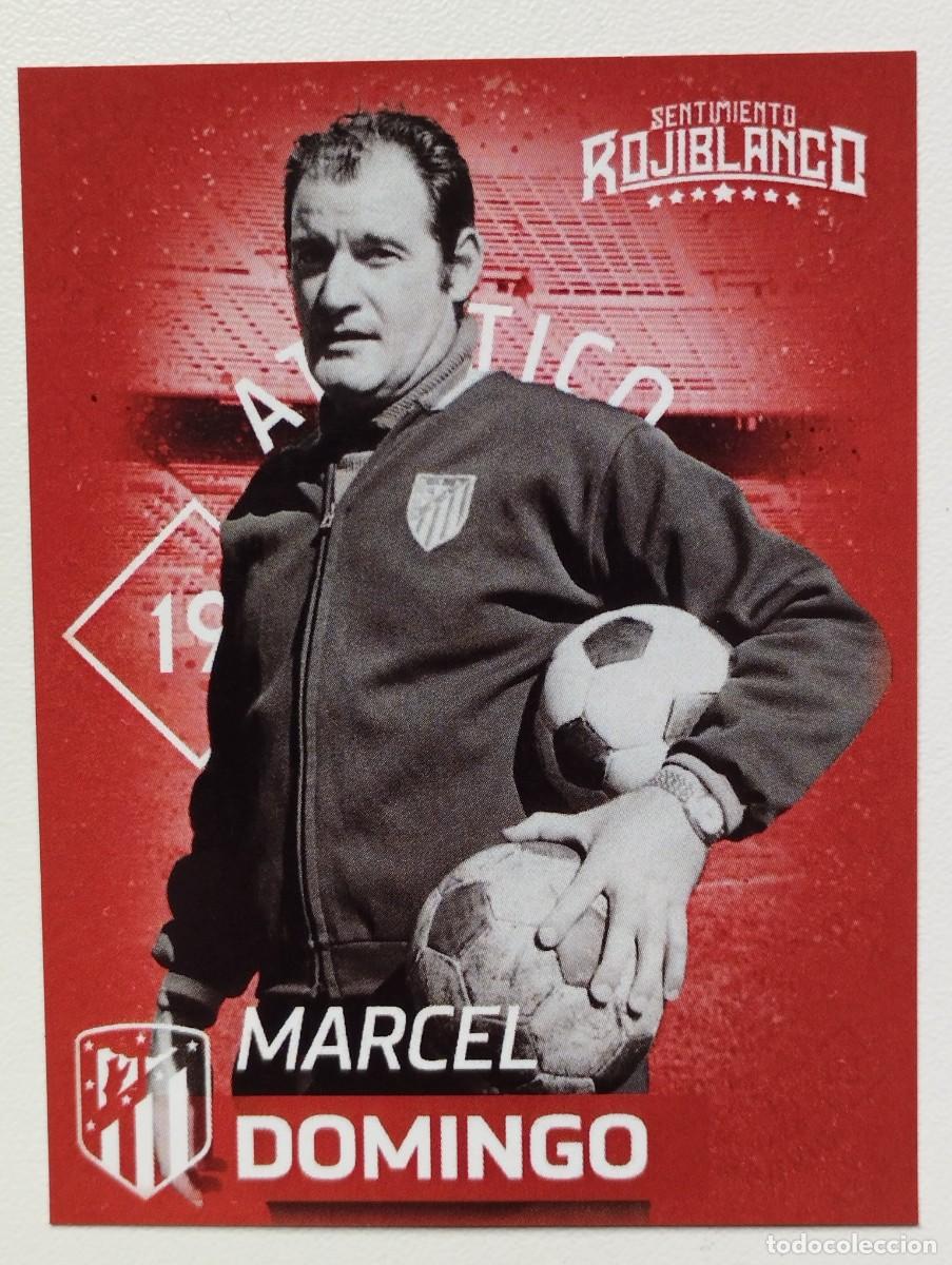 Cromos de f&uacute;tbol: CROMO ATLETICO DE MADRID - SENTIMIENTO ROJIBLANCO - ENTRENADORES - MARCEL DOMINGO