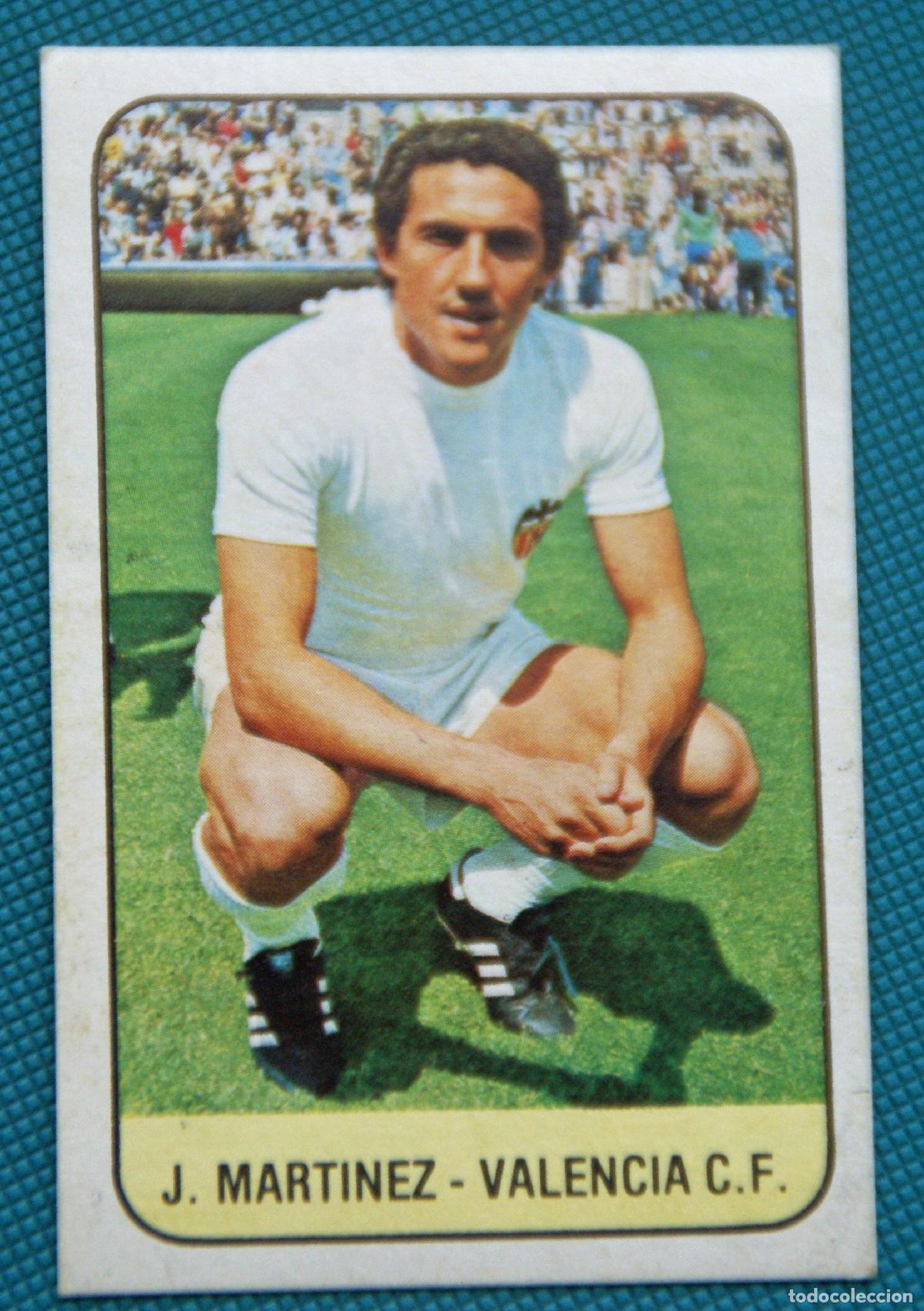 Cromos de f&uacute;tbol: ED. ESTE 78-79. J MARTINEZ -VALENCIA- NUNCA PEGADO