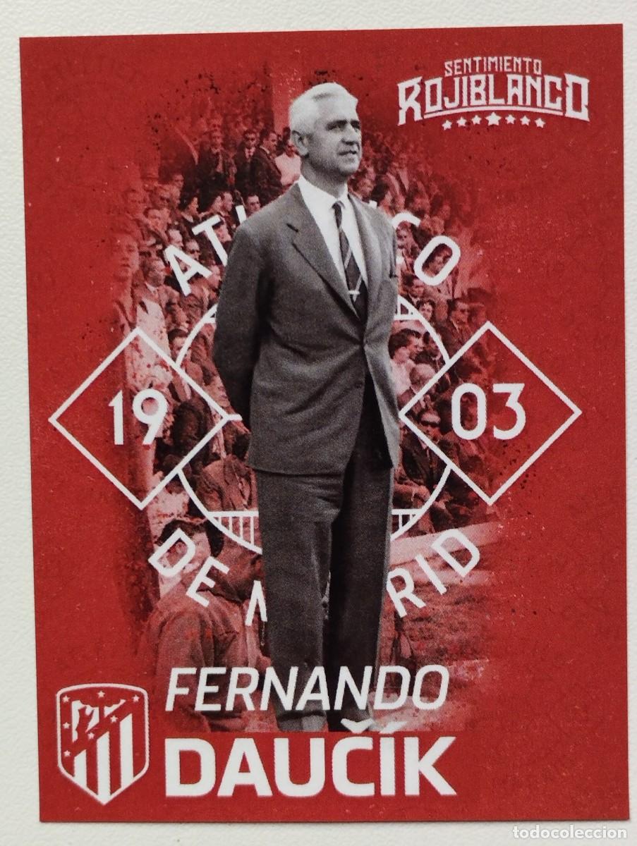 Figurine di Calcio: CROMO ATLETICO DE MADRID - SENTIMIENTO ROJIBLANCO - ENTRENADORES - FERNANDO DAUCIK