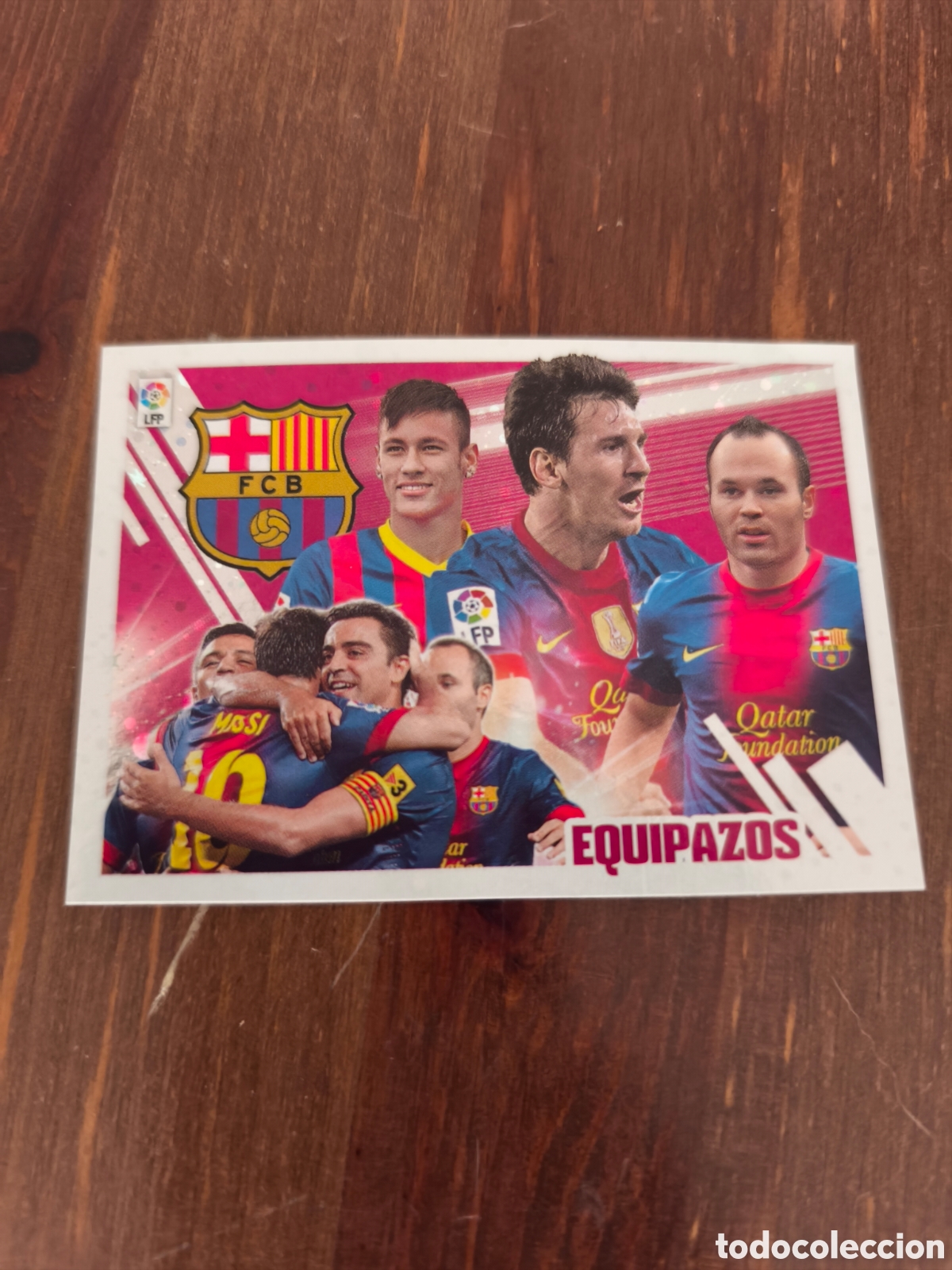 Cromos de f&uacute;tbol: Liga est&eacute; Barcelona equipazo 13/14