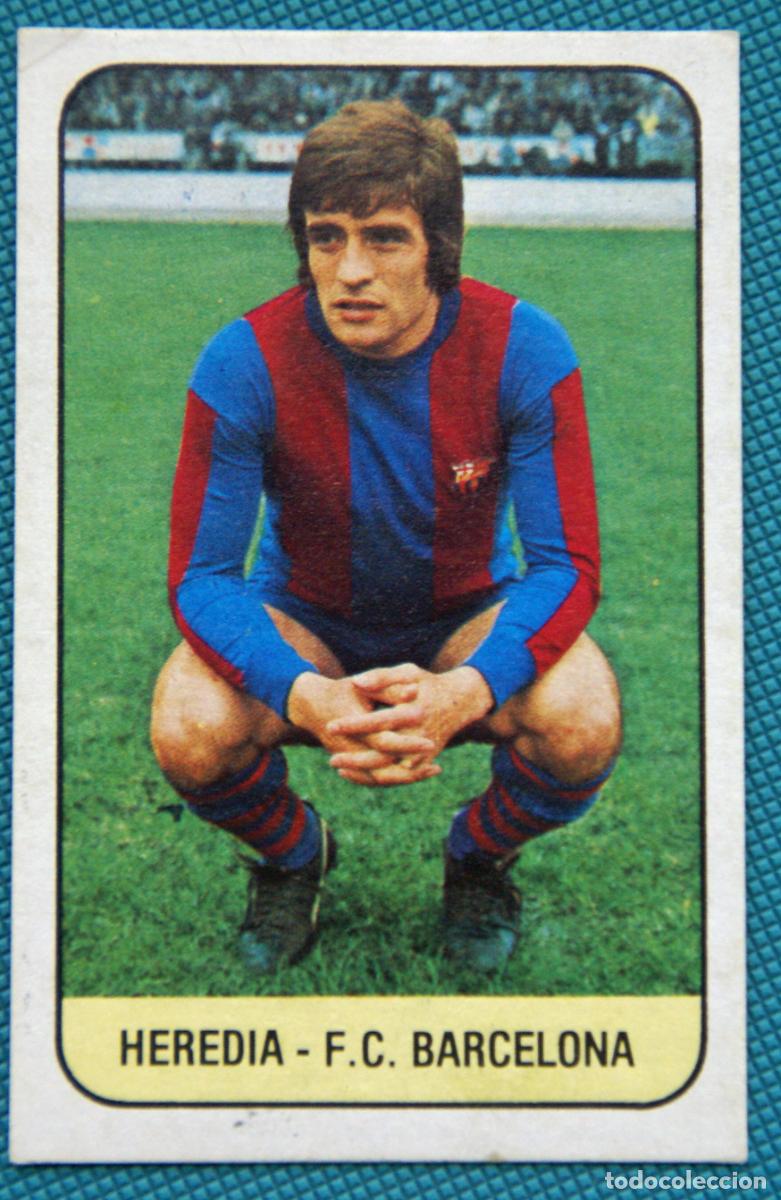 Fu&szlig;ball-Sticker: ED. ESTE 78-79. HEREDIA -BARCELONA- NUNCA PEGADO
