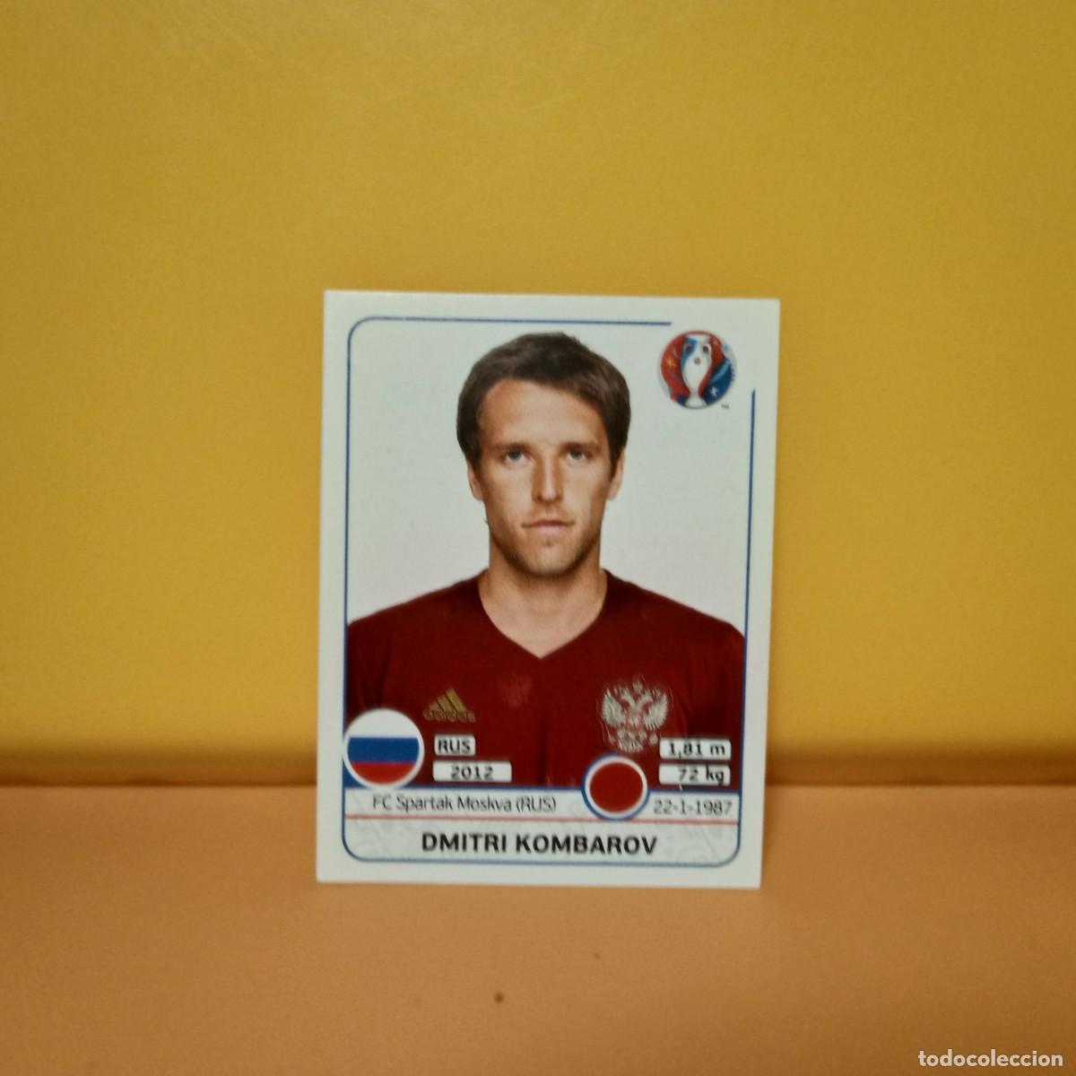 Cromos de f&uacute;tbol: PANINI EURO 2016 FRANCE; EUROCOPA FRANCIA: RUSIA KOMBAROV 168