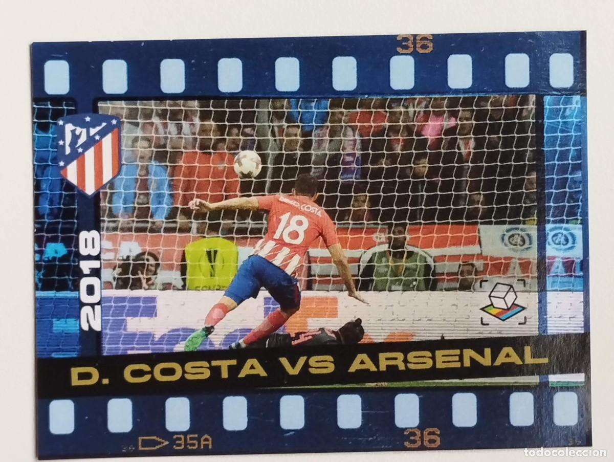 Fu&szlig;ball-Sticker: CROMO ATLETICO DE MADRID - SENTIMIENTO ROJIBLANCO - GOLES - DIEGO COSTA VS ARSENAL 2018