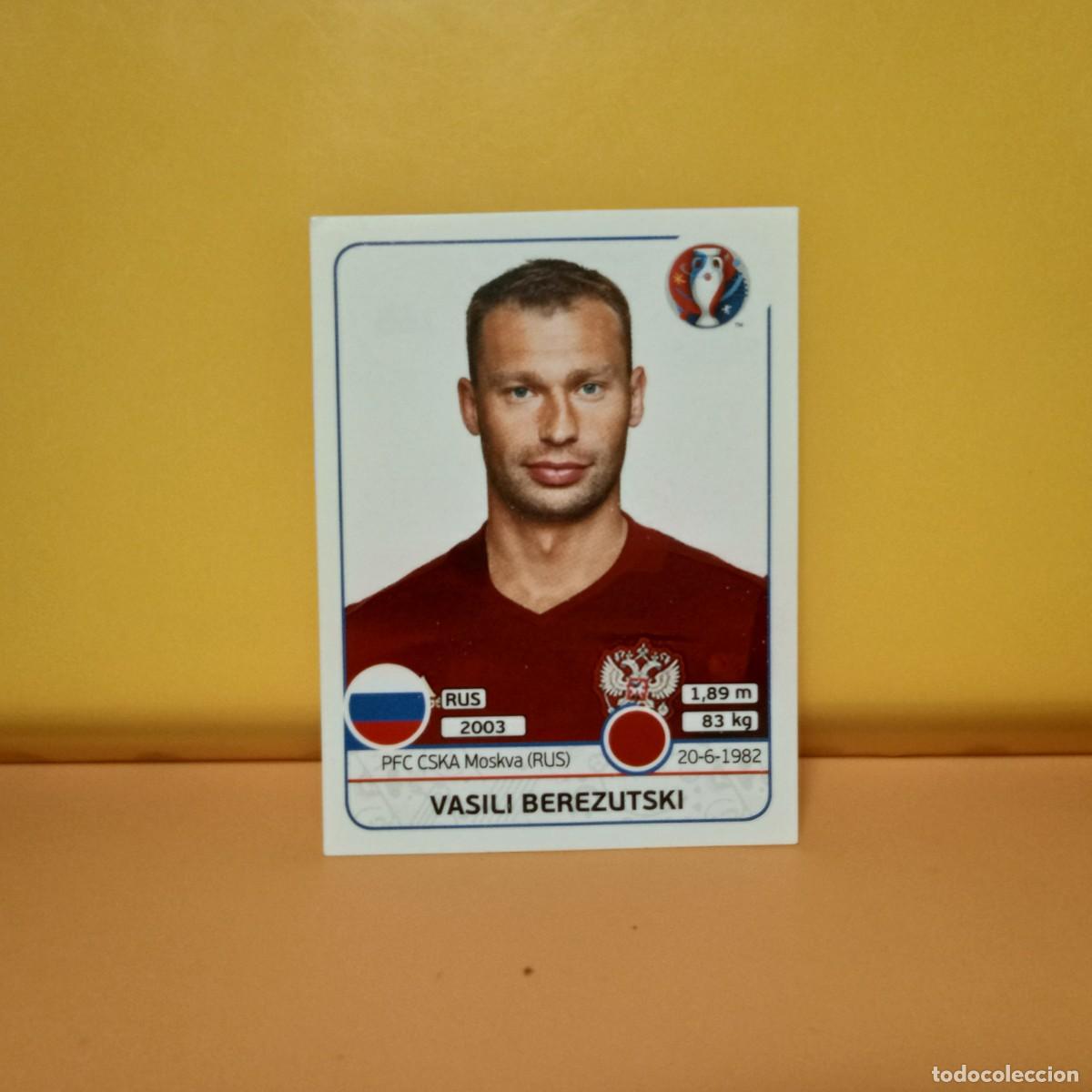 Cromos de f&uacute;tbol: PANINI EURO 2016 FRANCE; EUROCOPA FRANCIA: RUSIA VASILI 165
