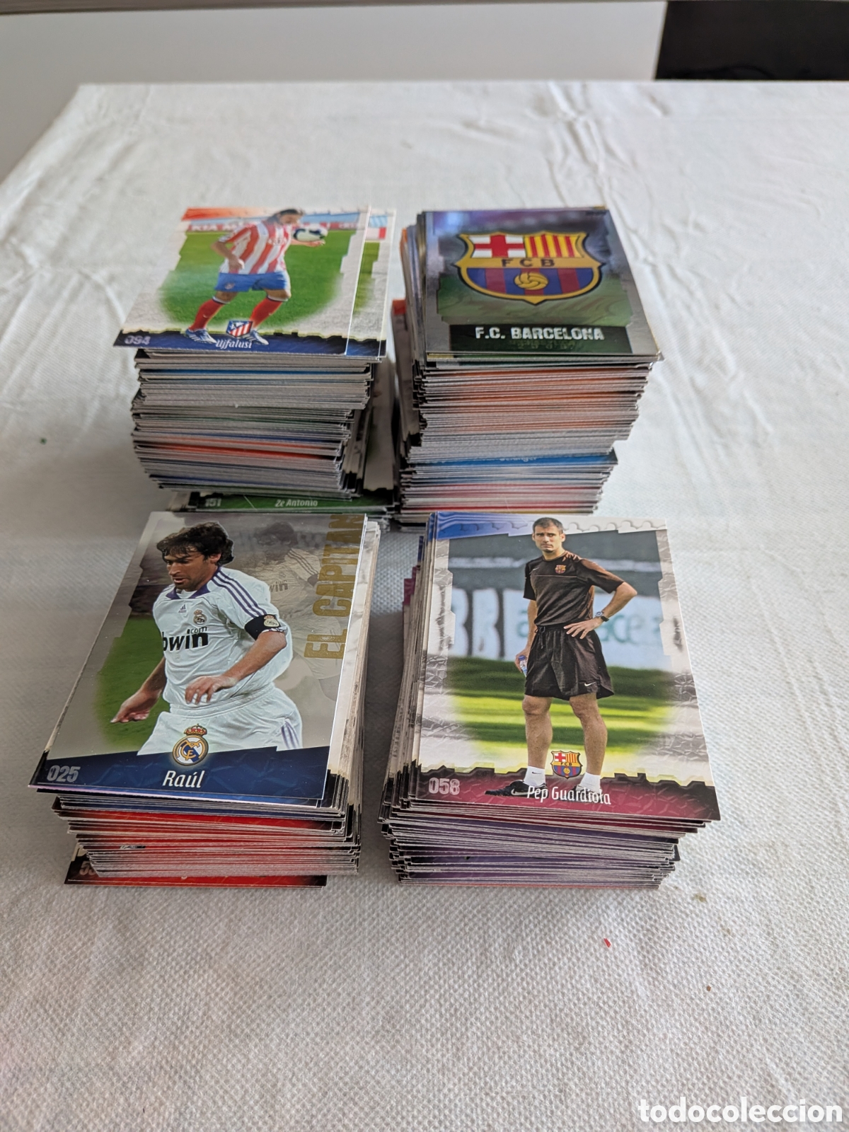 Fu&szlig;ball-Sticker: Lote 591 cromos fichas Liga 2009 Mundi cromo cards mundicromo. En muy buen estado