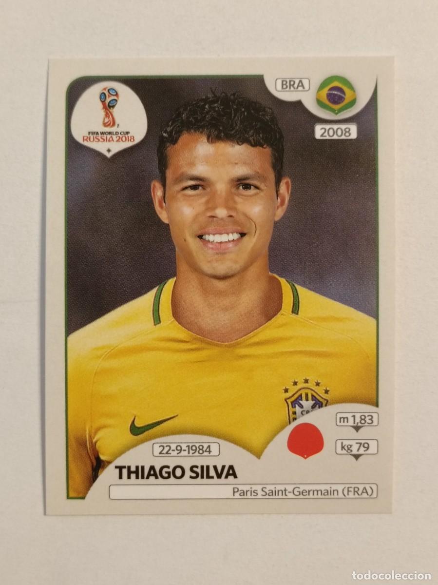 Cromos de f&uacute;tbol: #344 THIAGO SILVA (BRASIL) MUNDIA RUSIA 2018 PANINI VERSION ROSA