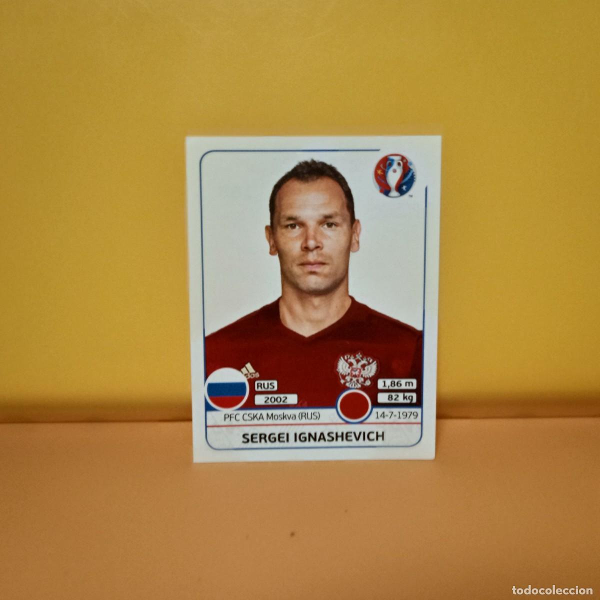 Cromos de f&uacute;tbol: PANINI EURO 2016 FRANCE; EUROCOPA FRANCIA: RUSIA IGNASHEVICH 163