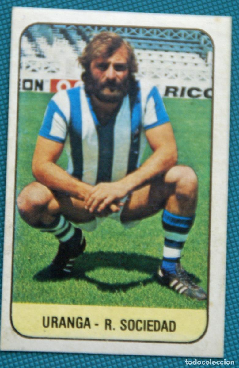 Fu&szlig;ball-Sticker: ED. ESTE 78-79. URANGA -R SOCIEDAD- NUNCA PEGADO