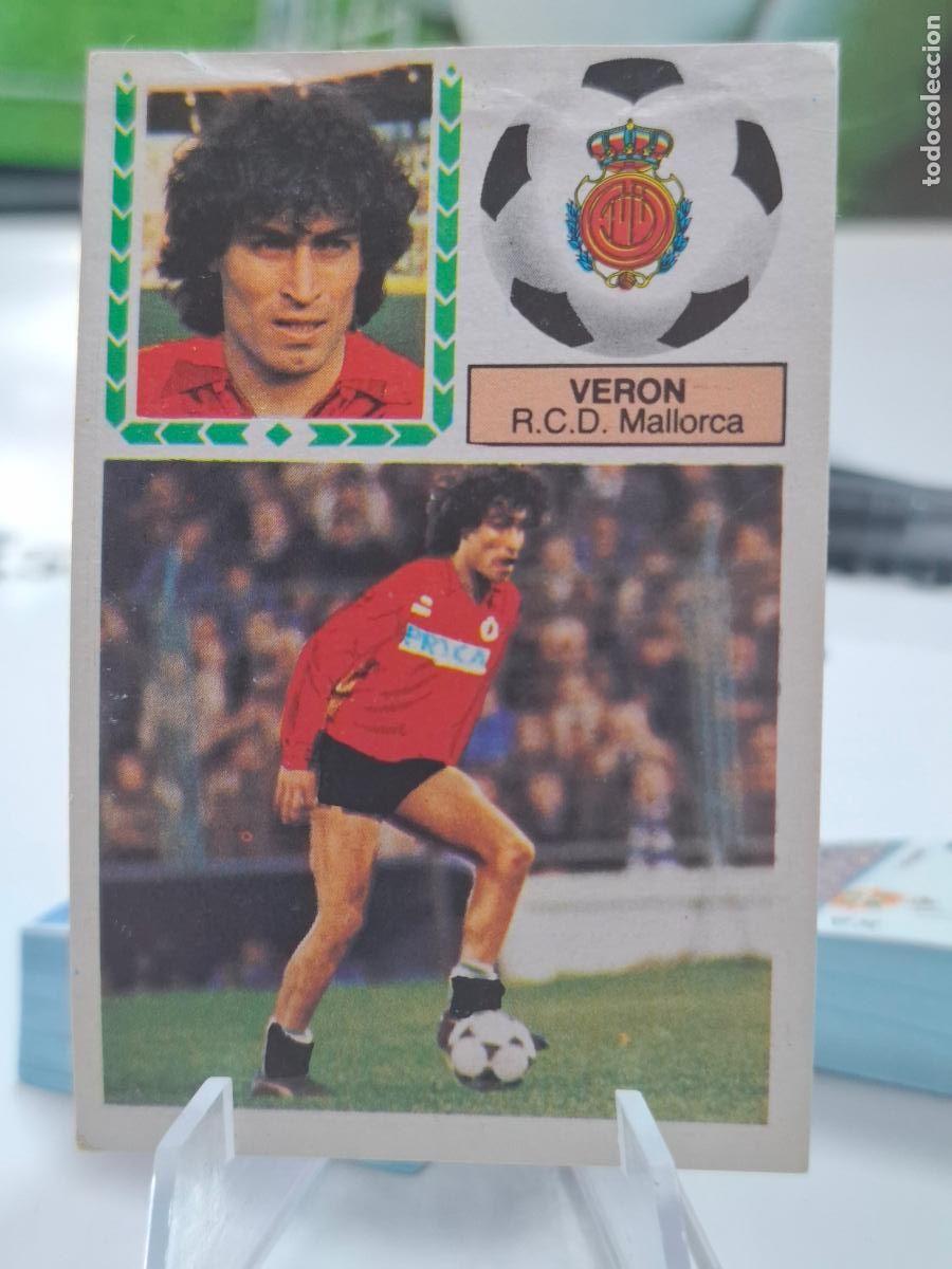 Fu&szlig;ball-Sticker: VERON MALLORCA COLOCA LIGA 1983 1984 83 84 EDICIONES ESTE DESPEGADO