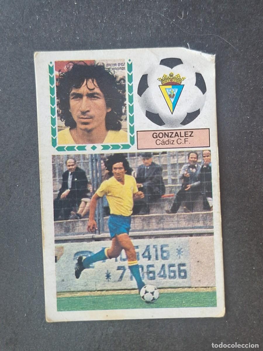 Cromos de f&uacute;tbol: L5 GONZALEZ VERSION C. F. LIGA ESTE 1983 1984 83 84 DESPEGADO RECUPERADO