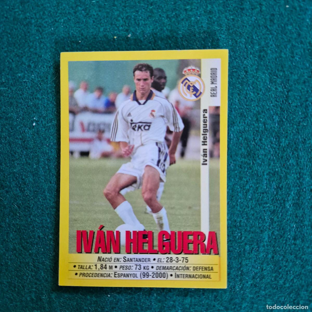 Fu&szlig;ball-Sticker: 24 IVAN HELGUERA REAL MADRID PANINI 1999 2000 CROMO FUTBOL LIGA 99 00