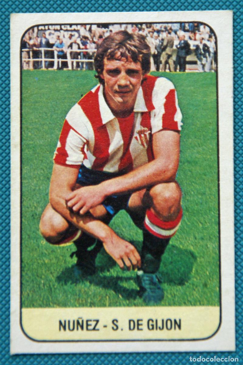 Fu&szlig;ball-Sticker: ED. ESTE 78-79. NU&Ntilde;EZ -S DE GIJON- NUNCA PEGADO