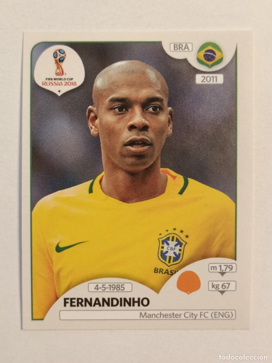 Fu&szlig;ball-Sticker: #351 FERNARDINHO (BRASIL) MUNDIA RUSIA 2018 PANINI VERSION ROSA
