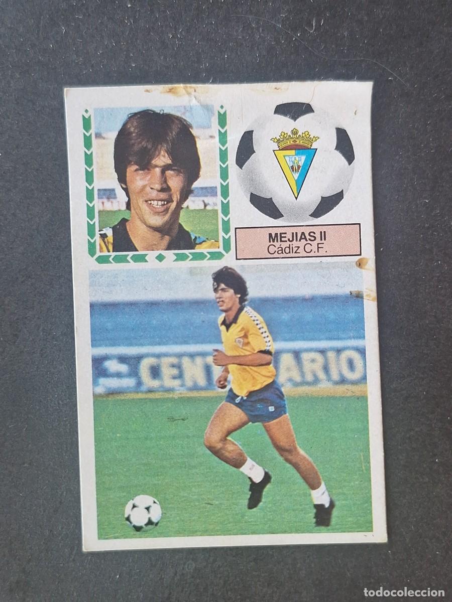 Fu&szlig;ball-Sticker: L5 MEJIAS II CADIZ C. F. LIGA ESTE 1983 1984 83 84 DESPEGADO RECUPERADO