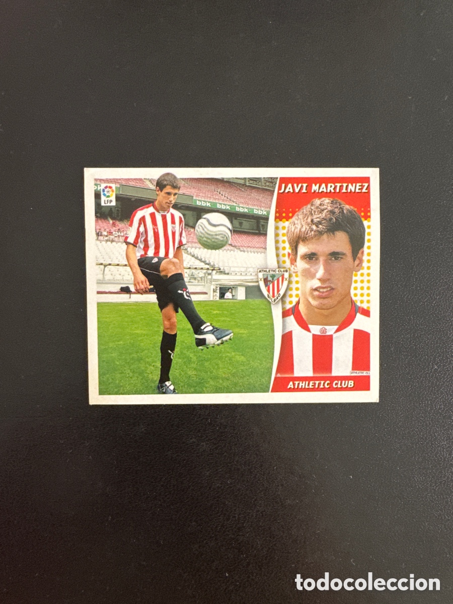 Fu&szlig;ball-Sticker: JAVI MART&Iacute;NEZ ATHLETIC DE BILBAO LIGA ESTE 2006 2007