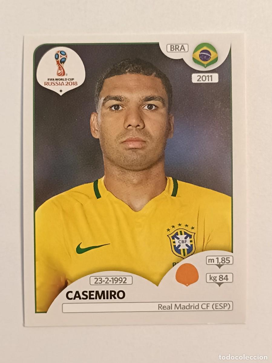 Cromos de f&uacute;tbol: #352 CASEMIRO (BRASIL) MUNDIA RUSIA 2018 PANINI VERSION ROSA