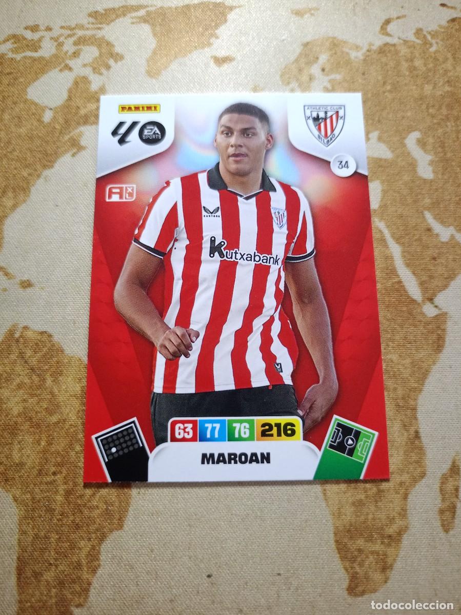 Cromos de f&uacute;tbol: Athletic 34 MAROAN Adrenalyn 2025-26
