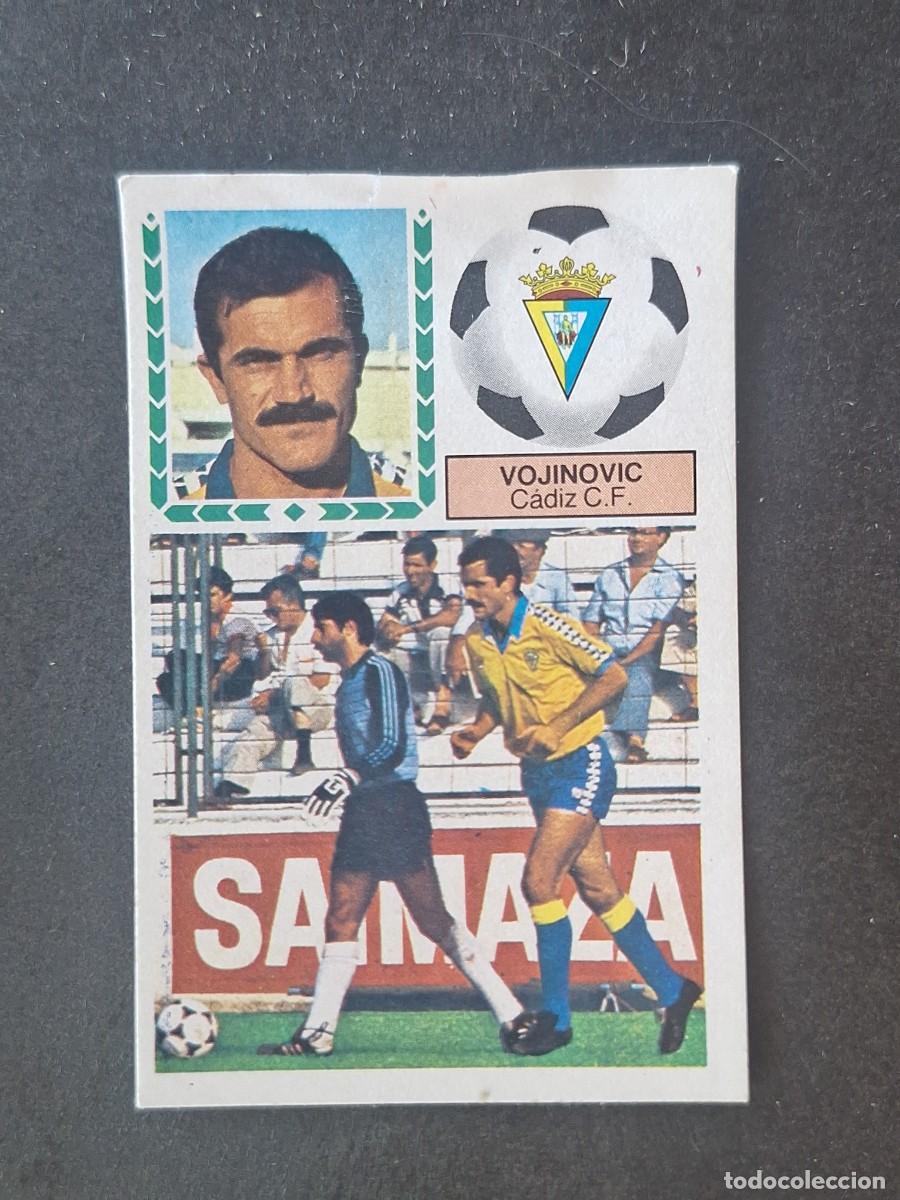Cromos de f&uacute;tbol: L5 VOJINOVIC C. F. LIGA ESTE 1983 1984 83 84 DESPEGADO RECUPERADO