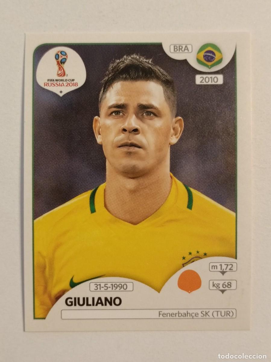 Cromos de f&uacute;tbol: #354 GIULIANO (BRASIL) MUNDIA RUSIA 2018 PANINI VERSION ROSA