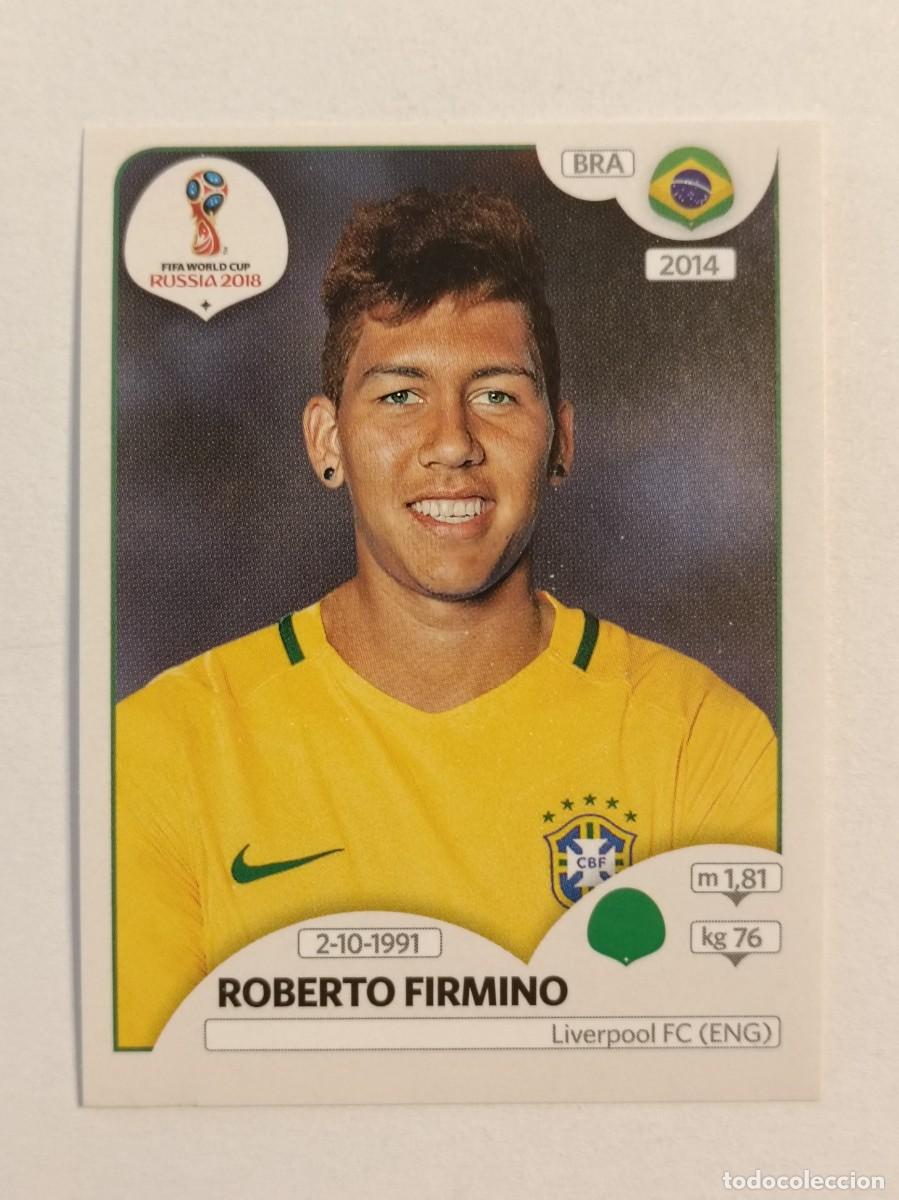Cromos de f&uacute;tbol: #357 FIRMINO (BRASIL) MUNDIA RUSIA 2018 PANINI VERSION ROSA