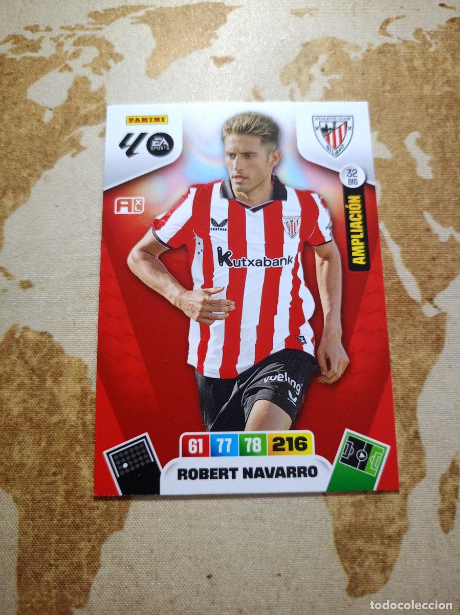 Cromos de f&uacute;tbol: Athletic 32 bis R&Oacute;BERT NAVARRO Adrenalyn 2025-26