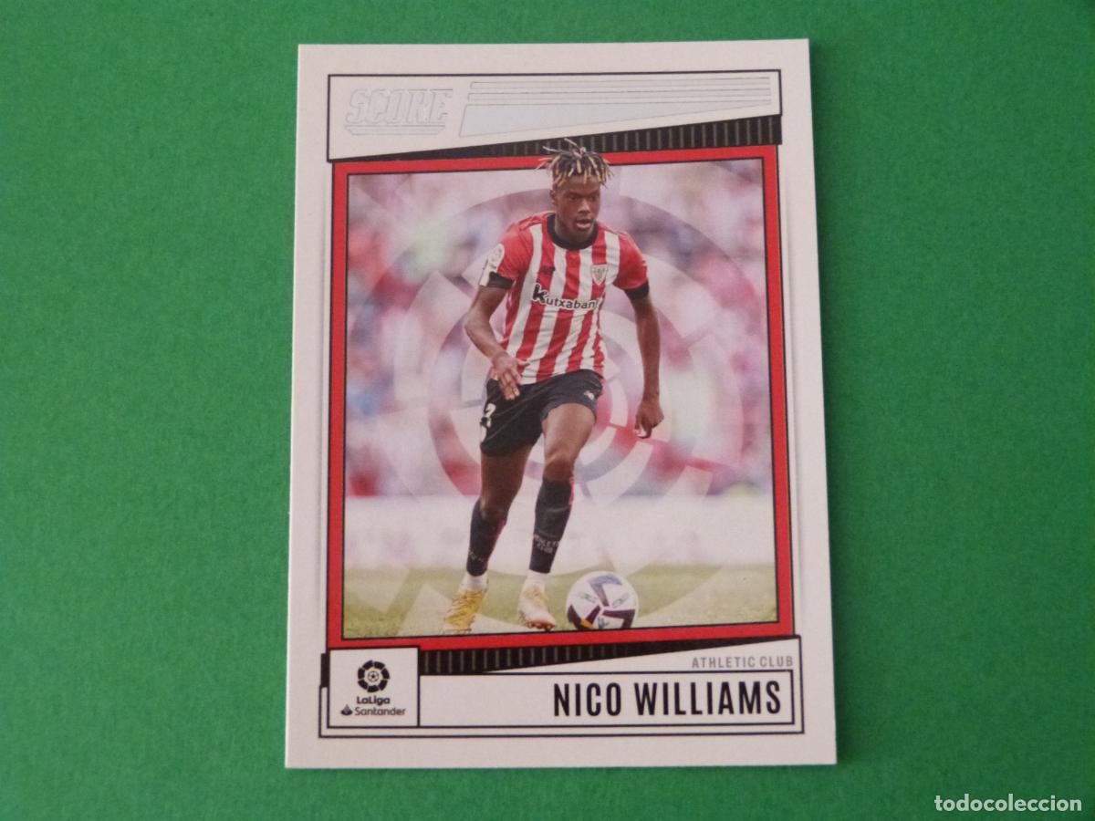 Cromos de f&uacute;tbol: TRADING CARD FUTBOL NICO WILLIAMS ATH. BILBAO N&ordm; 17 LIGA SCORE 2022-2023/22-23 PANINI
