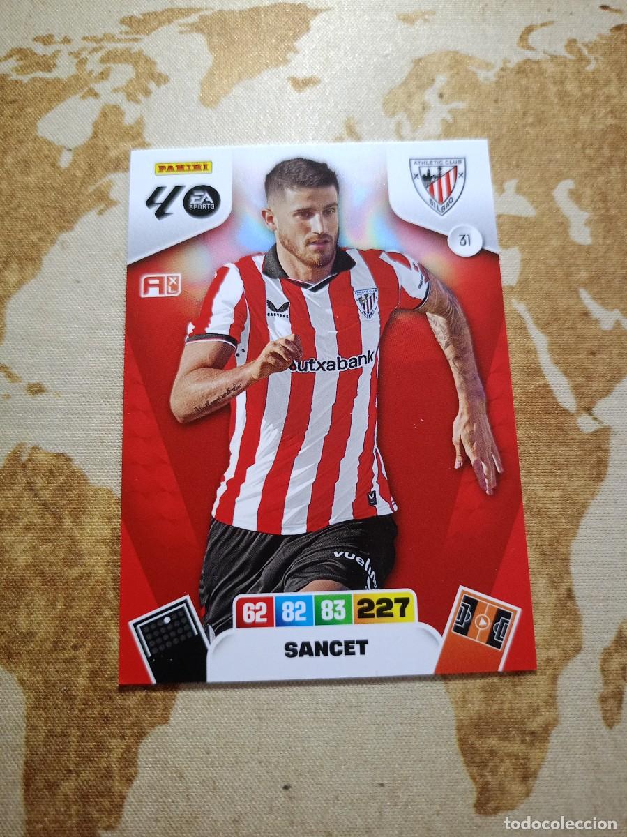 Cromos de f&uacute;tbol: Athletic 31 SANCET Adrenalyn 2025-26