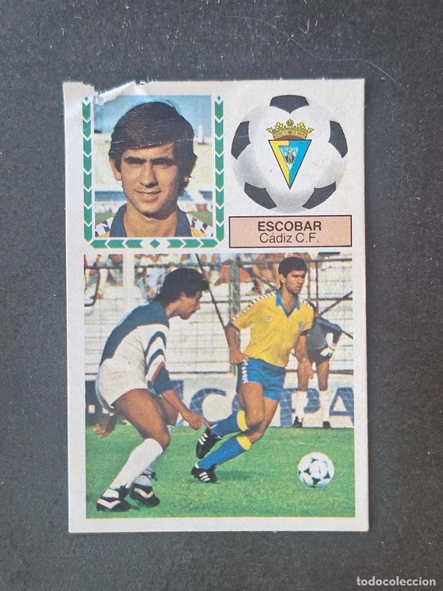Cromos de f&uacute;tbol: L5 ESCOBAR VERSION CADIZ C. F. LIGA ESTE 1983 1984 83 84 DESPEGADO RECUPERADO