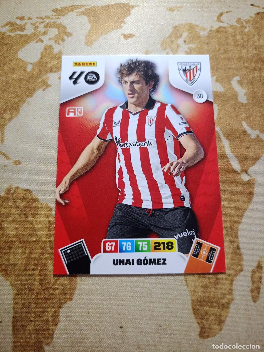 Cromos de f&uacute;tbol: Athletic 30 UNAI G&Oacute;MEZ Adrenalyn 2025-26