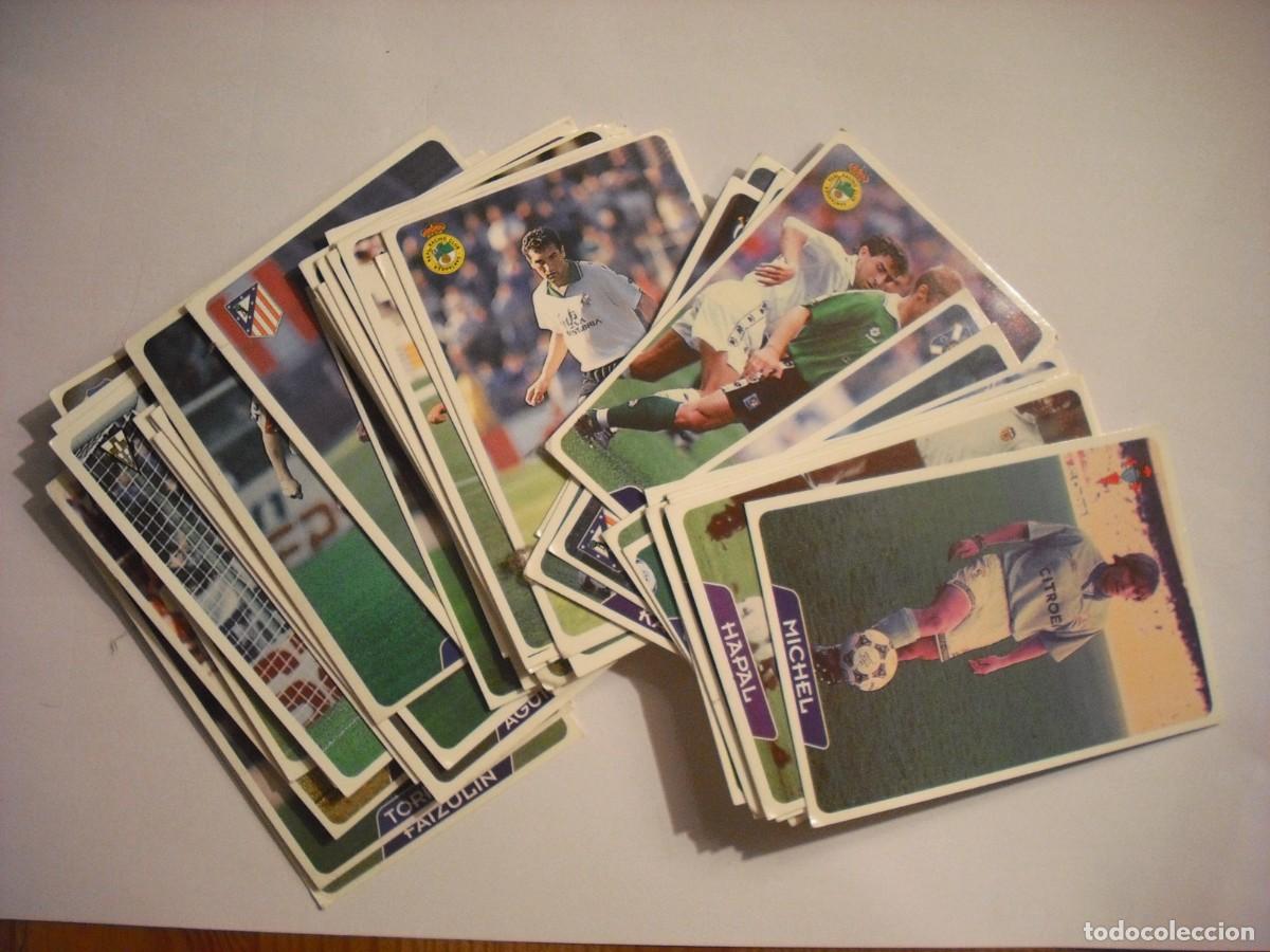 Fu&szlig;ball-Sticker: LOTE DE 46 CROMOS DE LA LIGA 94/ 95 , DE LA COLECCION MUNDICROMO
