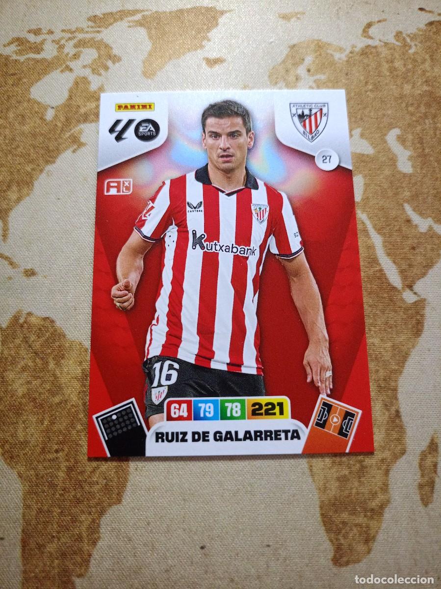 Cromos de f&uacute;tbol: Athletic 27 RUIZ DE GALARRETA Adrenalyn 2025-26